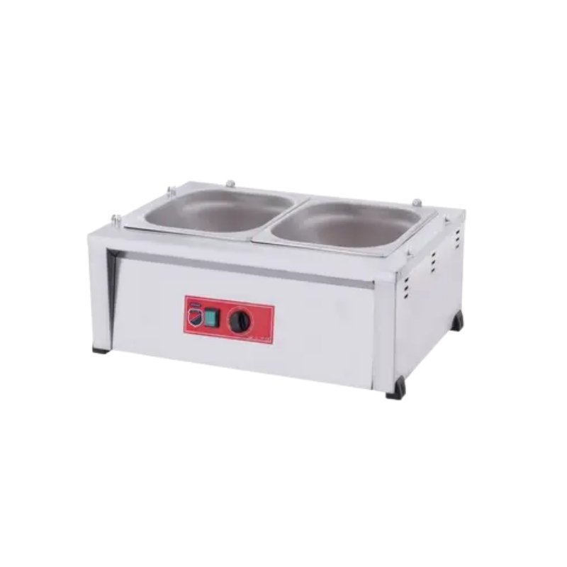 Işıkgaz Silverinox BM02 2 Hazneli Set Üstü Elektrikli 1/2 GN Benmari